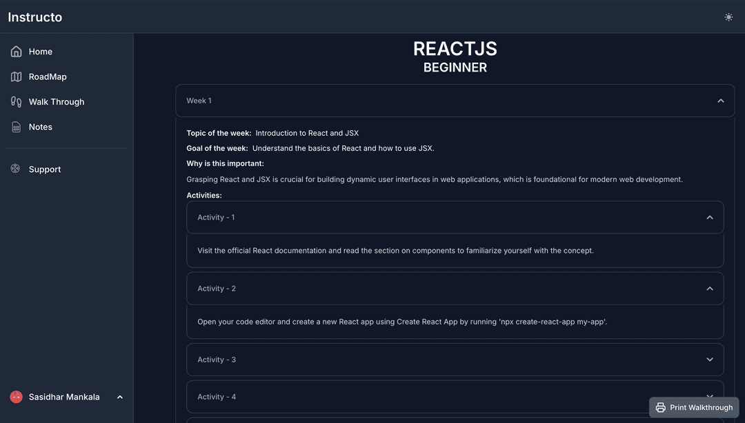 startup template